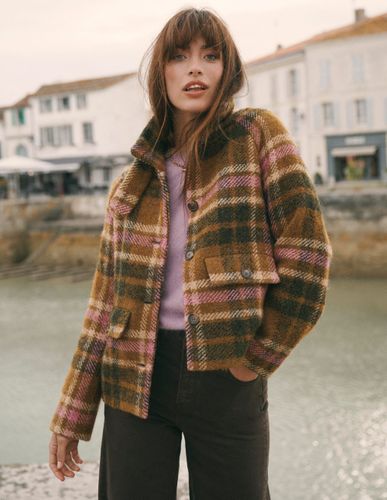 S Manteau court en laine à col cheminée en Taille 34 - Boden - Modalova