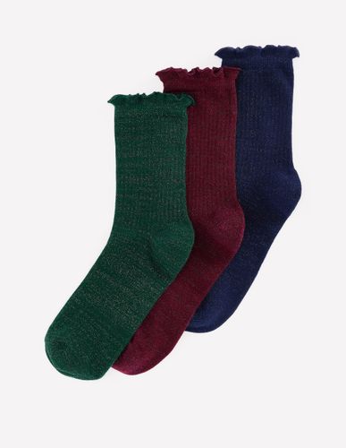 S 3 paires de chaussettes scintillantes - Boden - Modalova