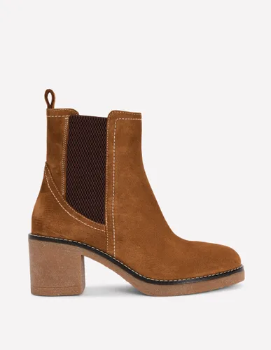 S Bottes Chelsea à talons en crêpe en Taille 36 - Boden - Modalova