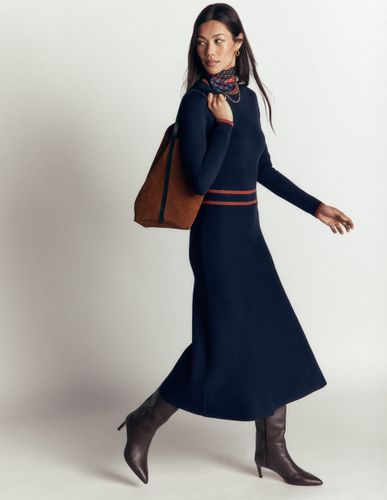 S Robe en maille à détails contrastants en Taille 32 - Boden - Modalova