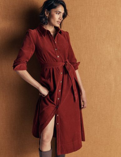 S Robe-chemise midi Maeve en velours côtelé en Taille Petite/30 - Boden - Modalova