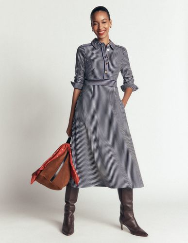S Robe Etta en point de Rome à détail passepoilé en Taille Petite/32 - Boden - Modalova