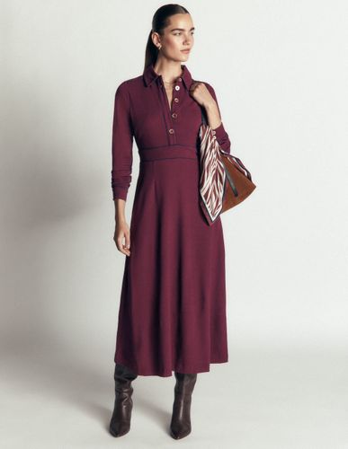 S Robe Etta en point de Rome à détail passepoilé en Taille Petite/30 - Boden - Modalova