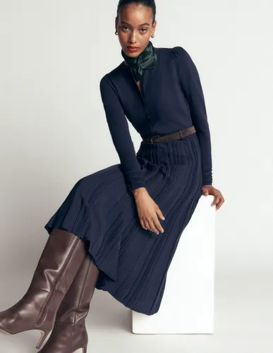 S Robe en maille à surpiqûres torsadées en Taille Régulière/30 - Boden - Modalova