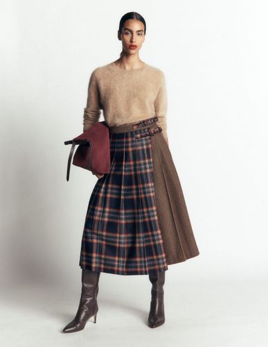 S Kilt midi plissé en Taille Petite/32 - Boden - Modalova
