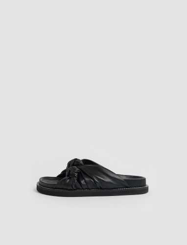 Leather Big Knot Sandals - 37 - Joseph - Modalova