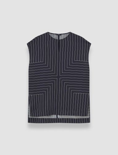 Louison Geometric Print Silk Top - 32 - Joseph - Modalova
