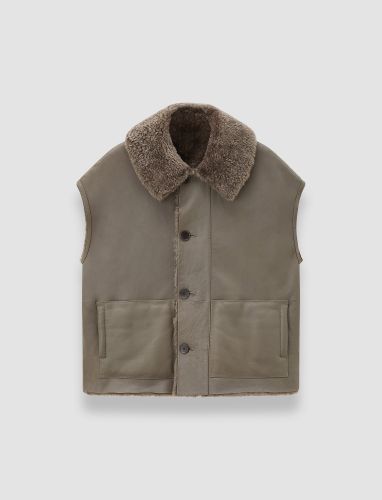 Molin Reversible Shearling Gilet - 40 - Joseph - Modalova
