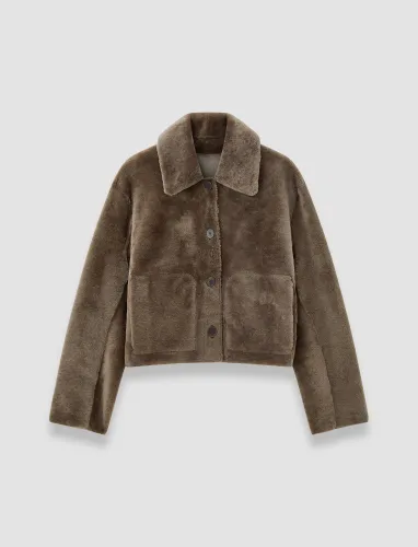 Alloway Reversible Soft Shearling Jacket - 40 - Joseph - Modalova