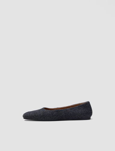 Textured Wool Ballerinas - 37 - Joseph - Modalova
