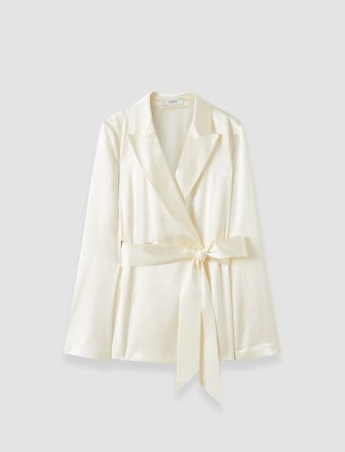 Archer Silk Satin Jacket - 40 - Joseph - Modalova