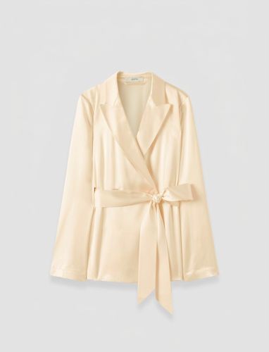 Archer Silk Satin Jacket - 36 - Joseph - Modalova