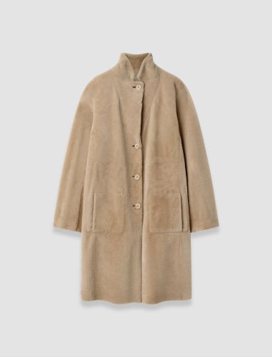 Britanny Reversible Soft Shearling Coat - 34 - Joseph - Modalova
