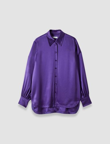 Dieu Double Satin Blouse - 40 - Joseph - Modalova