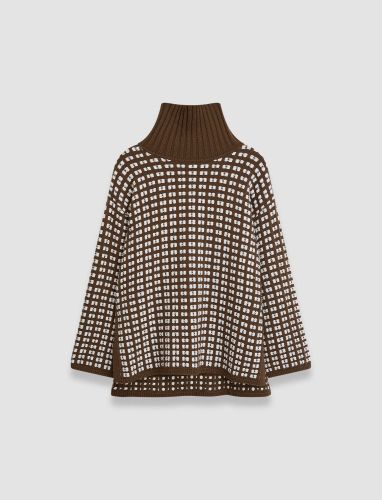 Waffle Knit High Neck Jumper - L - Joseph - Modalova