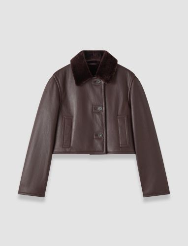 Liri Leather Shearling Jacket - 32 - Joseph - Modalova