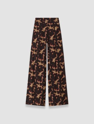 Rihani Tortoiseshell Crepe Trousers - Regular / 32 - Joseph - Modalova