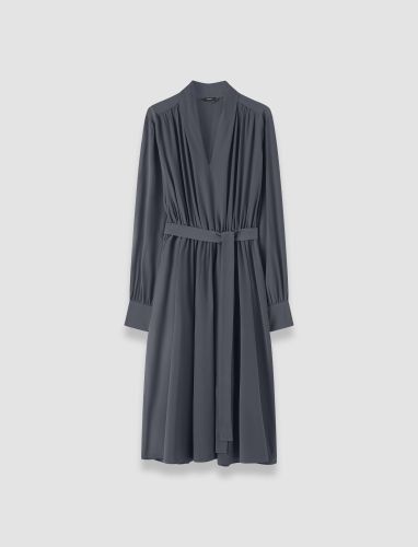 Severin Crepe de Chine Silk Dress - 48 - Joseph - Modalova