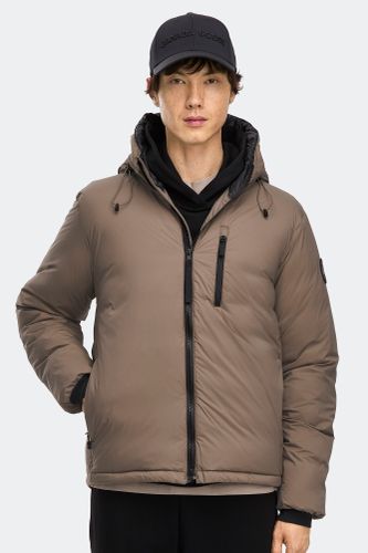 Veste à capuche Lodge Black Disc - Canada Goose - Modalova
