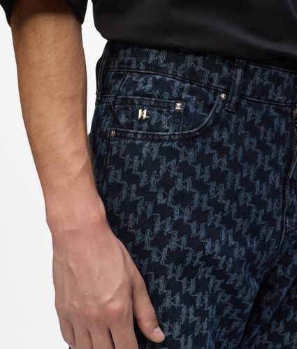 Jean Avec Monogram Sur Toute La Surface, , , Taille: 30 - Karl Lagerfeld - Modalova