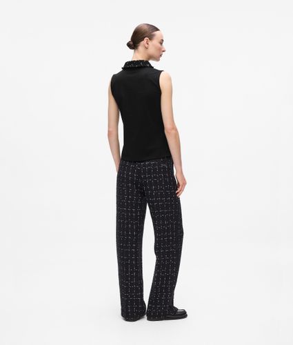 Polo À Détail En Bouclé, , , Taille: Xs - Karl Lagerfeld - Modalova