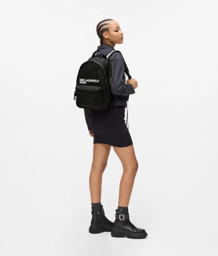 Sac À Dos En Nylon Avec Logo, , , Taille: One Size - KL Jeans - Modalova