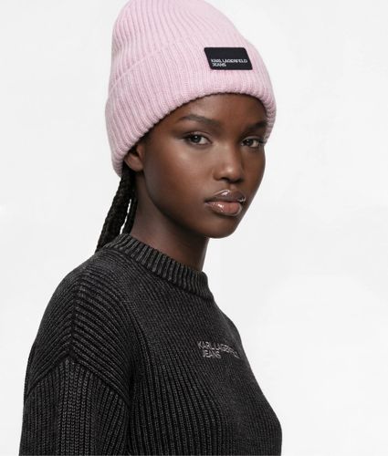 Bonnet Long Avec Écusson À Logo, , , Taille: One Size - KL Jeans - Modalova