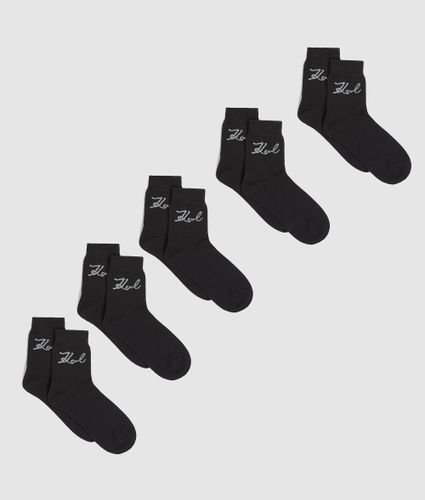 Chaussettes Signature – Lot De 5, , , Taille: 35-38 - Karl Lagerfeld - Modalova