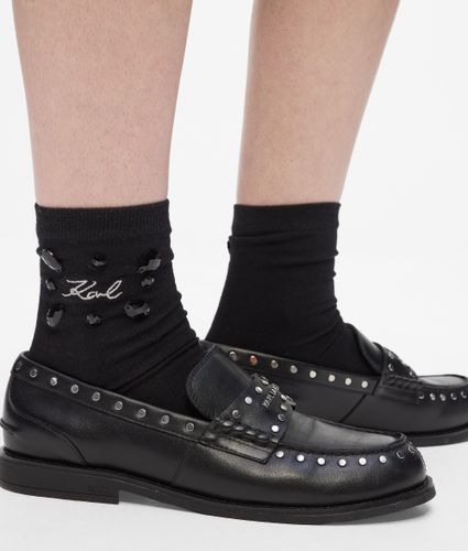 Chaussettes Signature Avec Pierres Précieuses – Lot De 2, , , Taille: One Size - Karl Lagerfeld - Modalova