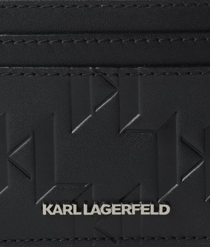 Porte-cartes K/loom En Cuir, , , Taille: One Size - Karl Lagerfeld - Modalova