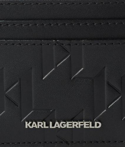 Porte-cartes K/loom En Cuir, , , Taille: One Size - Karl Lagerfeld - Modalova