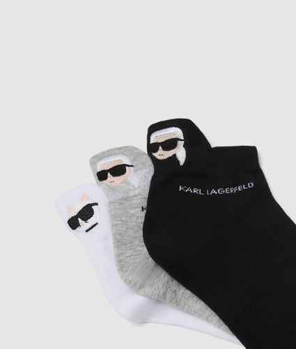 Lot De 3 Paires De Chaussettes Ikon, , //, Taille: 43-46 - Karl Lagerfeld - Modalova