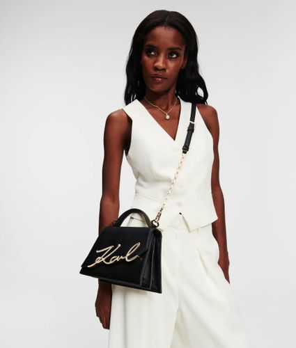 Sac Bandoulière De Taille Moyenne K/signature, , /, Taille: One Size - Karl Lagerfeld - Modalova