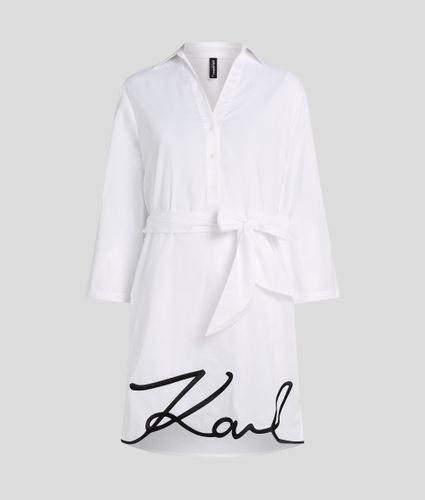 Robe-chemise De Plage K/signature, , , Taille: Xs - Karl Lagerfeld - Modalova