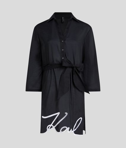 Robe-chemise De Plage K/signature, , , Taille: Xs - Karl Lagerfeld - Modalova
