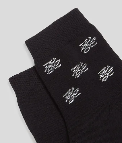 Chaussettes En Strass K/autograph - 2-pack, , /, Taille: One Size - Karl Lagerfeld - Modalova