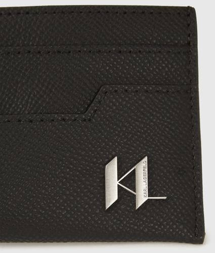 Porte-cartes En Cuir K/monogram, , , Taille: One Size - Karl Lagerfeld - Modalova