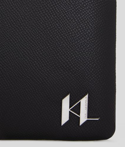 K/monogram Leather Pouch, , , Taille: One Size - Karl Lagerfeld - Modalova