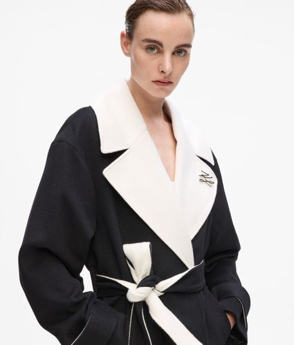 Manteau En Laine Classique, , /, Taille: 38 - Karl Lagerfeld - Modalova
