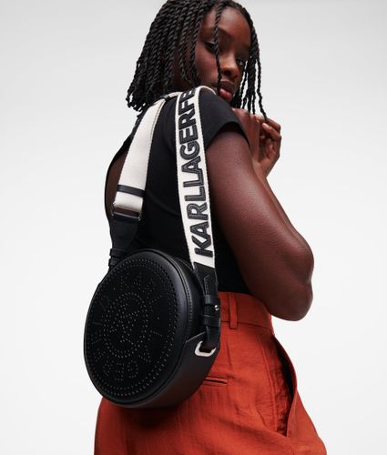 Sac Bandoulière Circulaire Avec Logo En Relief K/circle, , , Taille: One Size - Karl Lagerfeld - Modalova