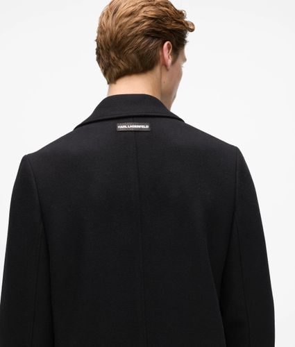 Manteau Long En Mélange De Laine, , , Taille: Xs - Karl Lagerfeld - Modalova