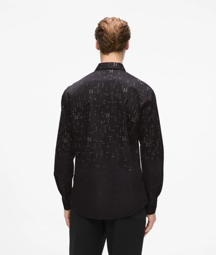 Chemise Monogram À Strass, , , Taille: 38 - Karl Lagerfeld - Modalova