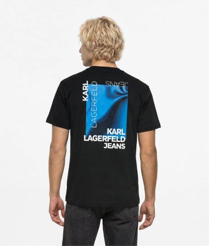 T-shirt Avec Logo Encadré Effet Ombré, , , Taille: Xs - KL Jeans - Modalova