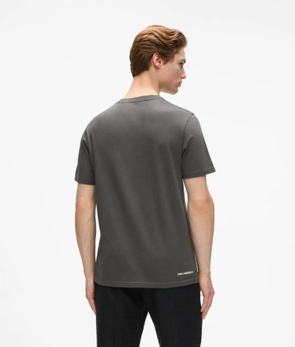 T-shirt En Mélange De Laine Monogram, , , Taille: Xs - Karl Lagerfeld - Modalova