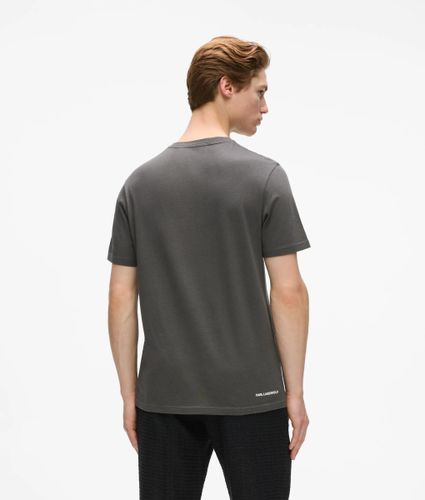 T-shirt En Mélange De Laine Monogram, , , Taille: Xs - Karl Lagerfeld - Modalova