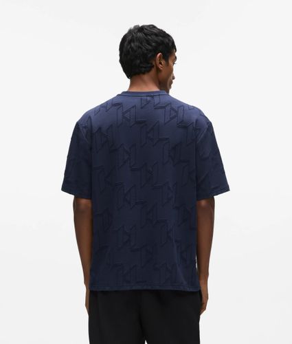 T-shirt Avec Monogram Façon All-over, , , Taille: Xs - Karl Lagerfeld - Modalova