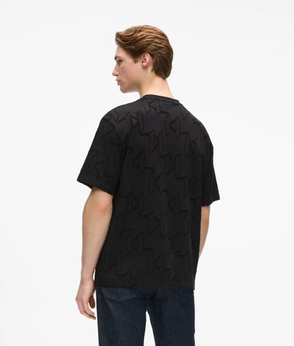 T-shirt Avec Monogram Façon All-over, , , Taille: Xl - Karl Lagerfeld - Modalova