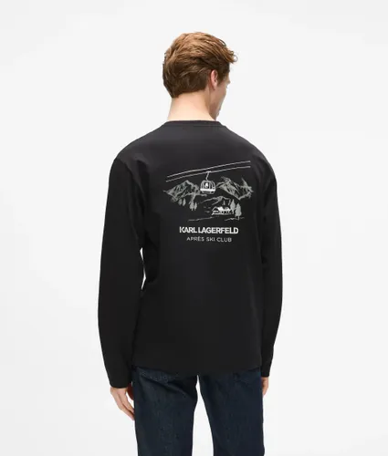 T-shirt À Manches Longues Après Ski Club, , , Taille: Xs - Karl Lagerfeld - Modalova