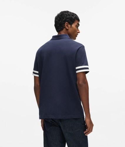 Polo À Manches Rayées Ikon, , , Taille: Xs - Karl Lagerfeld - Modalova