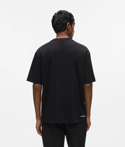 T-shirt Exclusif Ikon Karl Graphique Audacieux, , , Taille: Xs - Karl Lagerfeld - Modalova